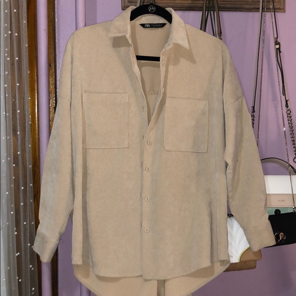 Oversized button down